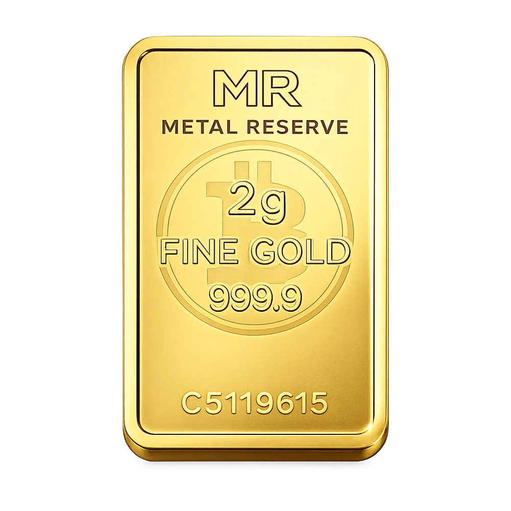 2 g Goldbarren LBMA