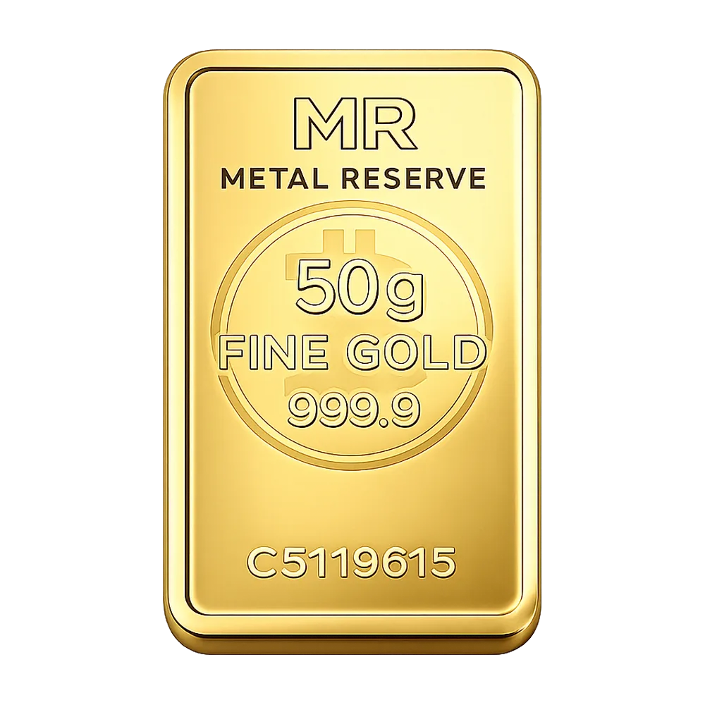 50 g Goldbarren LBMA